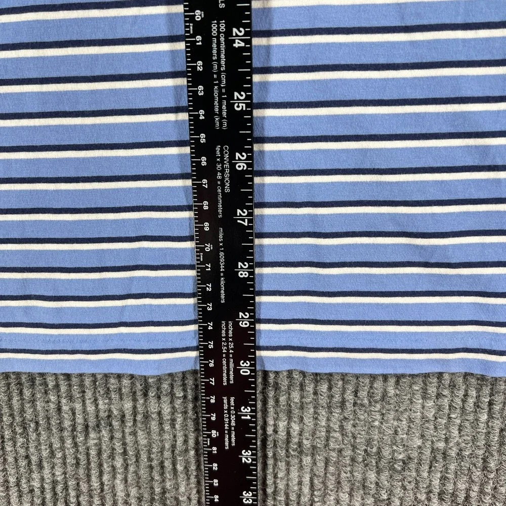 Polo Ralph Lauren Polo Shirt Mens‎ 2XB Big Blue Striped Short Sleeve Classic